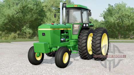 John Deere 4440〡there are dual rear wheels для Farming Simulator 2017