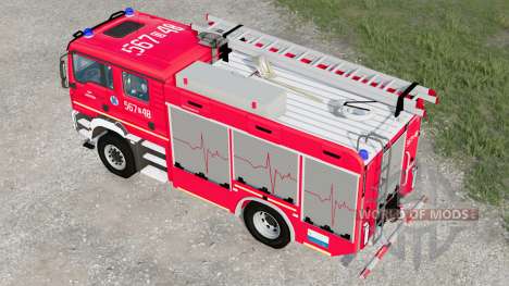 MAN TGM 13.290 4x4 Fire Truck для Farming Simulator 2017