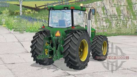 John Deere 8400〡steering wheel adjustment для Farming Simulator 2015