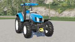 New Holland T6 series〡15 tire options для Farming Simulator 2017