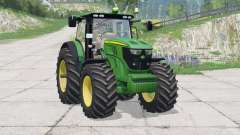John Deere 6R series〡mirrors adjustable для Farming Simulator 2015