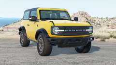 Ford Bronco 2-door First Edition 2021 для BeamNG Drive