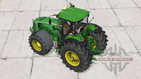 John Deere 8370R〡dynamic exhausting system для Farming Simulator 2015
