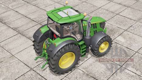 John Deere 6R series〡movable front fenders для Farming Simulator 2017