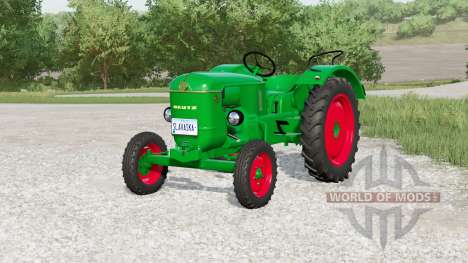 Deutz D25〡added license plate для Farming Simulator 2017