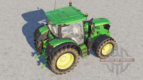 John Deere 6R series〡added suspension front axle для Farming Simulator 2017