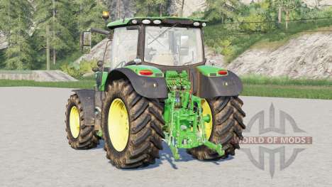 John Deere 6R series〡added suspension front axle для Farming Simulator 2017