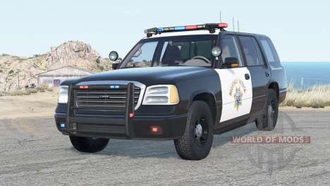 Gavril Roamer California Highway Patrol v2.0 для BeamNG Drive