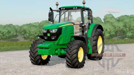 John Deere 6135M〡includes front weight для Farming Simulator 2017