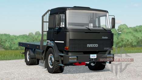Iveco 190-38 Fatbed〡added side supports for logs для Farming Simulator 2017