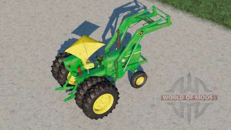 John Deere 4020〡there are front loader для Farming Simulator 2017