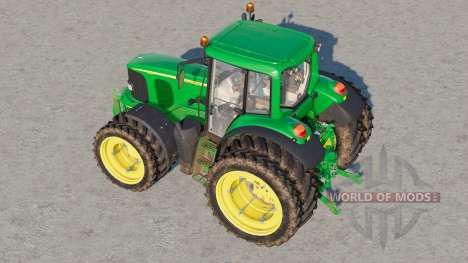 John Deere 6020 series〡there are double wheels для Farming Simulator 2017