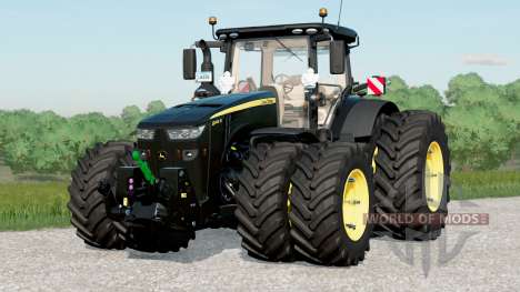 John Deere 8R series〡Black Edition для Farming Simulator 2017