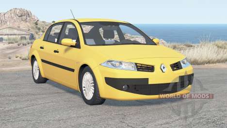 Renault Megane Sedan 2010 для BeamNG Drive