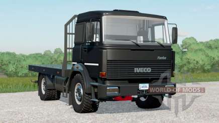 Iveco-Fiat 190-38 Turbo Fatbed〡added side supports for logs для Farming Simulator 2017