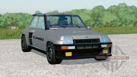 Renault 5 Turbo 1980 для Farming Simulator 2017