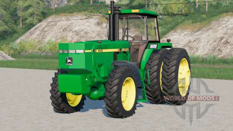 John Deere 4055〡there are dual rear wheels для Farming Simulator 2017