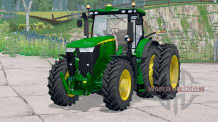John Deere 7310R〡has additional wheels для Farming Simulator 2015