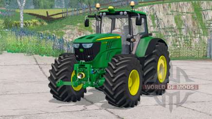 John Deere 6170M〡has wheels weights для Farming Simulator 2015