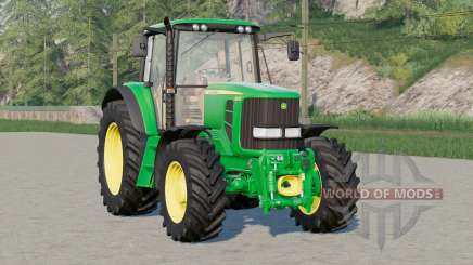 John Deere 6030 series〡improved textures для Farming Simulator 2017