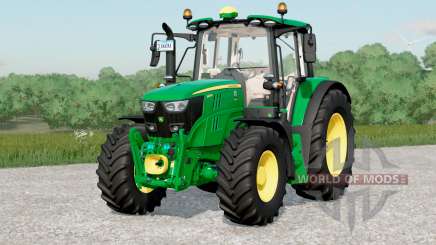 John Deere 6M series〡front hydraulic or weighᵵ для Farming Simulator 2017