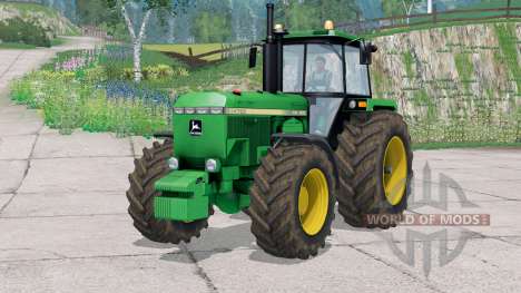John Deere 4755〡animierte auspuffklappe для Farming Simulator 2015