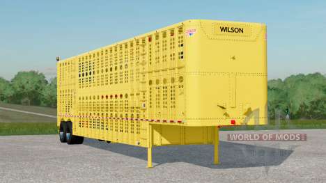 Wilson Silverstar〡can now also load 220 chickens для Farming Simulator 2017