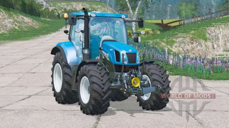 New Holland T6.160〡real engine для Farming Simulator 2015