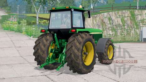 John Deere 4755〡animierte auspuffklappe для Farming Simulator 2015