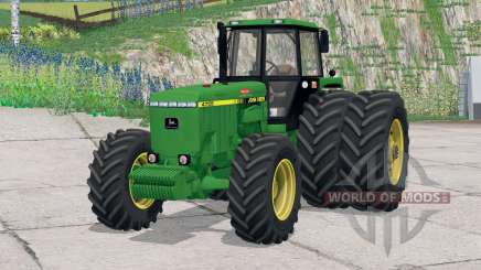 John Deere 4755〡3 wheels configurations для Farming Simulator 2015