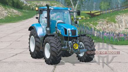 New Holland T6.160〡real engine для Farming Simulator 2015