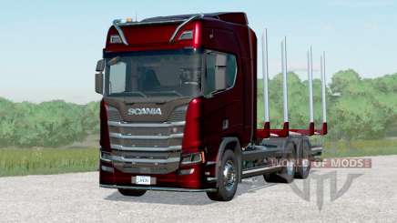 Scania R 500 Timber Truck для Farming Simulator 2017