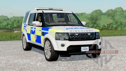 Land Rover Discovery 4 UK Police для Farming Simulator 2017