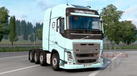 Volvo FH16 8x4 Tractor Globetrotter Cab 2014 v3.1.8 для Euro Truck Simulator 2