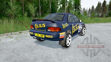 Subaru Impreza WRC (GC) 1993 для Spintires MudRunner