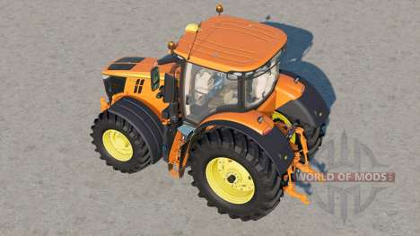 John Deere 7R series〡option of rear fenders для Farming Simulator 2017