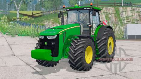 John Deere 8370R〡folding steering wheel для Farming Simulator 2015