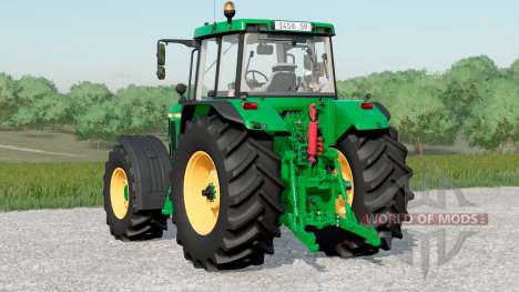 John Deere 7010 series〡changeable wheel color для Farming Simulator 2017
