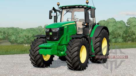 John Deere 6R series〡configurable front weight для Farming Simulator 2017