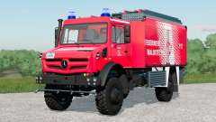 Mercedes-Benz Unimog U 5023 Schlingmann TLF 3000 QuadraVA (Br.437.4) 2015 для Farming Simulator 2017