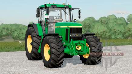 John Deere 7010 series〡changeable wheel color для Farming Simulator 2017