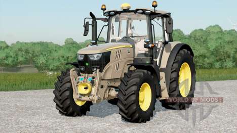 John Deere 6M series〡wheel options re-edited для Farming Simulator 2017