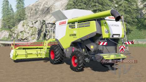 Claas Lexioᵰ 700 для Farming Simulator 2017