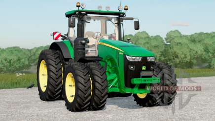 John Deere 8R series〡selectable wheels для Farming Simulator 2017