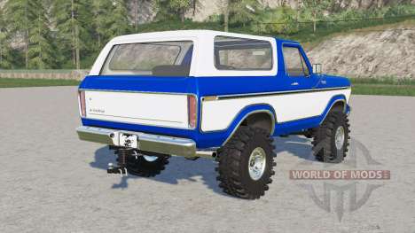 Ford Bronco Custom Wagon (U150)  1978 для Farming Simulator 2017