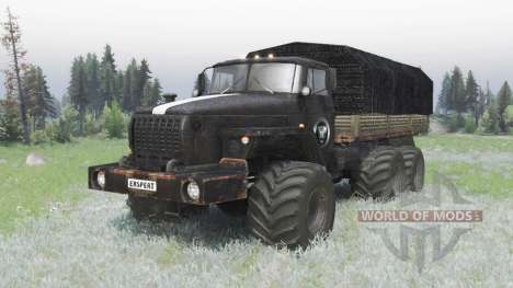 Урал-4320  6x6 для Spin Tires