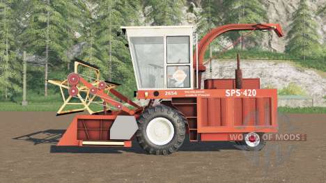 SPS-420 forage   harvester для Farming Simulator 2017