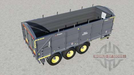 Broughan 24ft tri axle silage trailer для Farming Simulator 2017