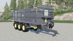 Broughan 24ft tri axle silage trailer для Farming Simulator 2017