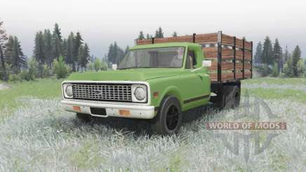 Chevrolet C30 Dually Stake Bed 1972 для Spin Tires